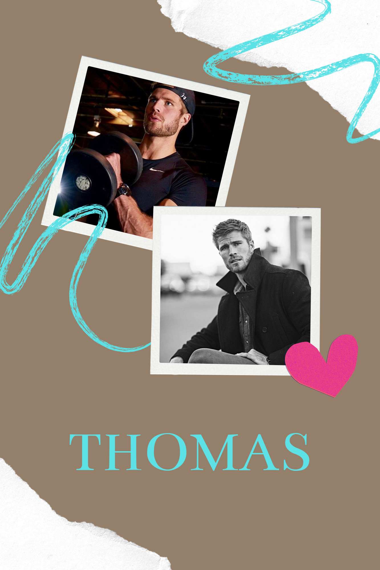 Thomas, el protagonista de Una vez no basta, de Patricia Sutherland. Thomas, el protagonista de Una vez no basta, de Patricia Sutherland.