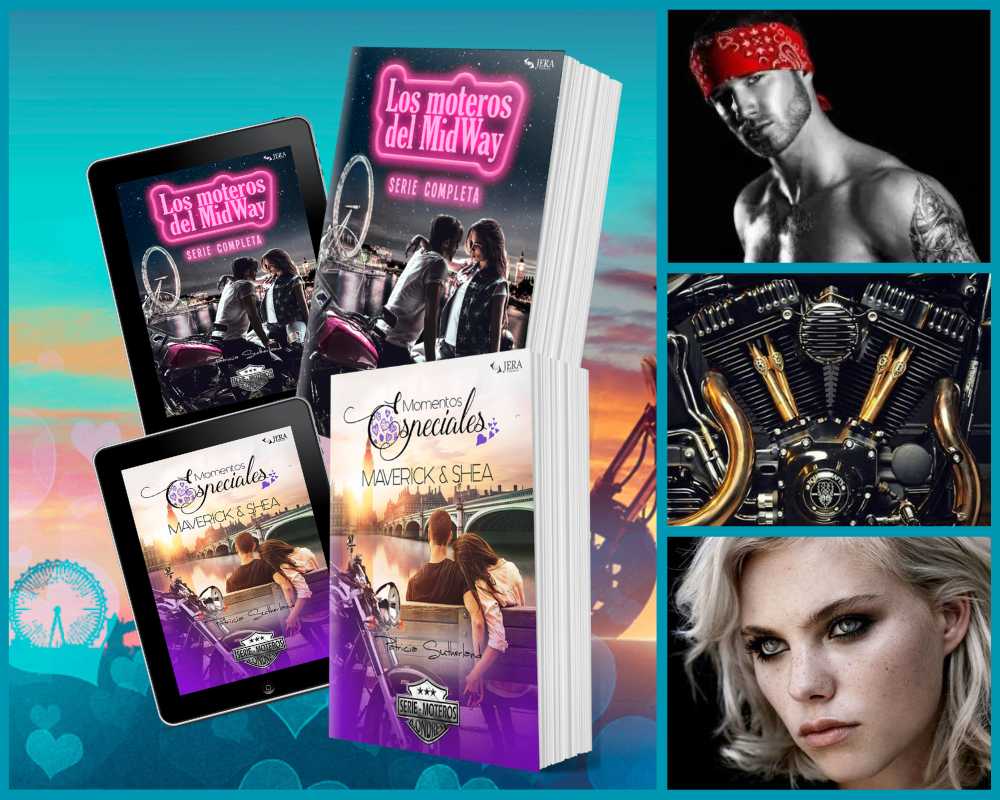 Club Románticas. Contenidos exclusivos dedicados a Maverick & Shea, personajes de Los moteros del MidWay y protagonistas de Momentos Especiales - Maverick & Shea