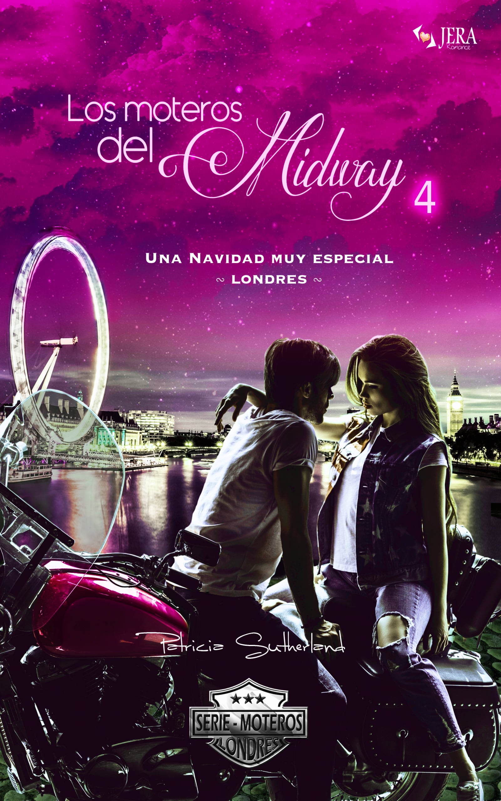 Información relativa a la cuarta temporada de la serie romántica Los moteros del MidWay de la autora Patricia Sutherlnad. Sinopsis, reseñas y puntos de venta.