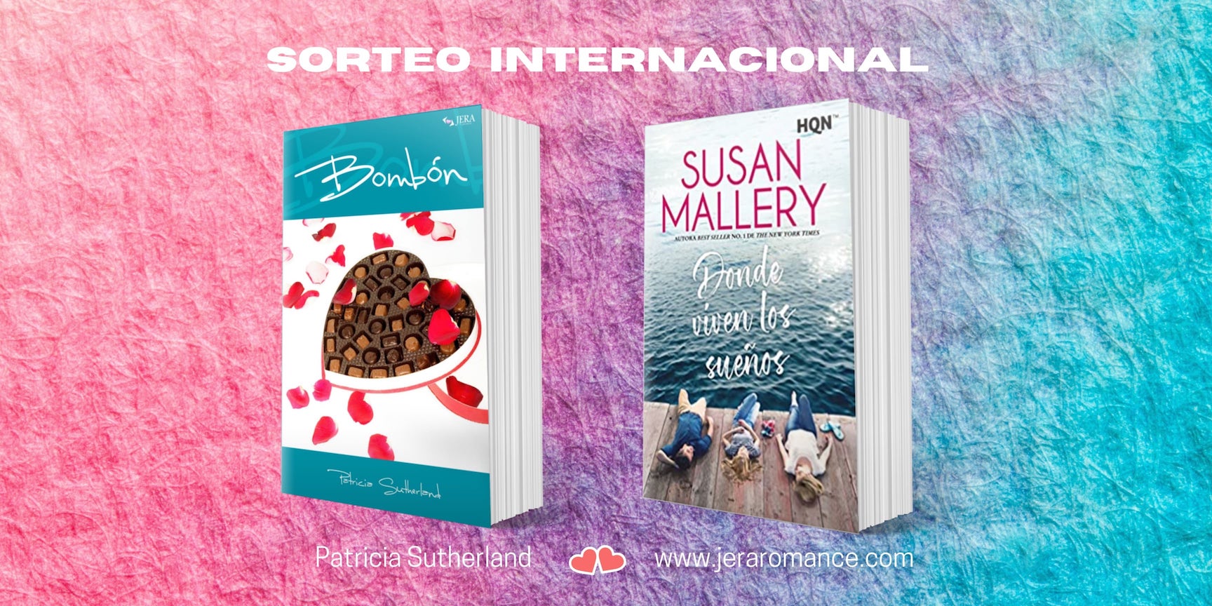 ¡Apúntate al Concurso Internacional Jera Romance de Enero de 2022 y gana estas dos fabulosas novelas!