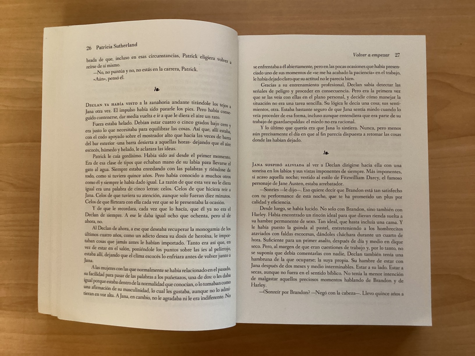 Volver a empezar, de Patricia Sutherland (interior)