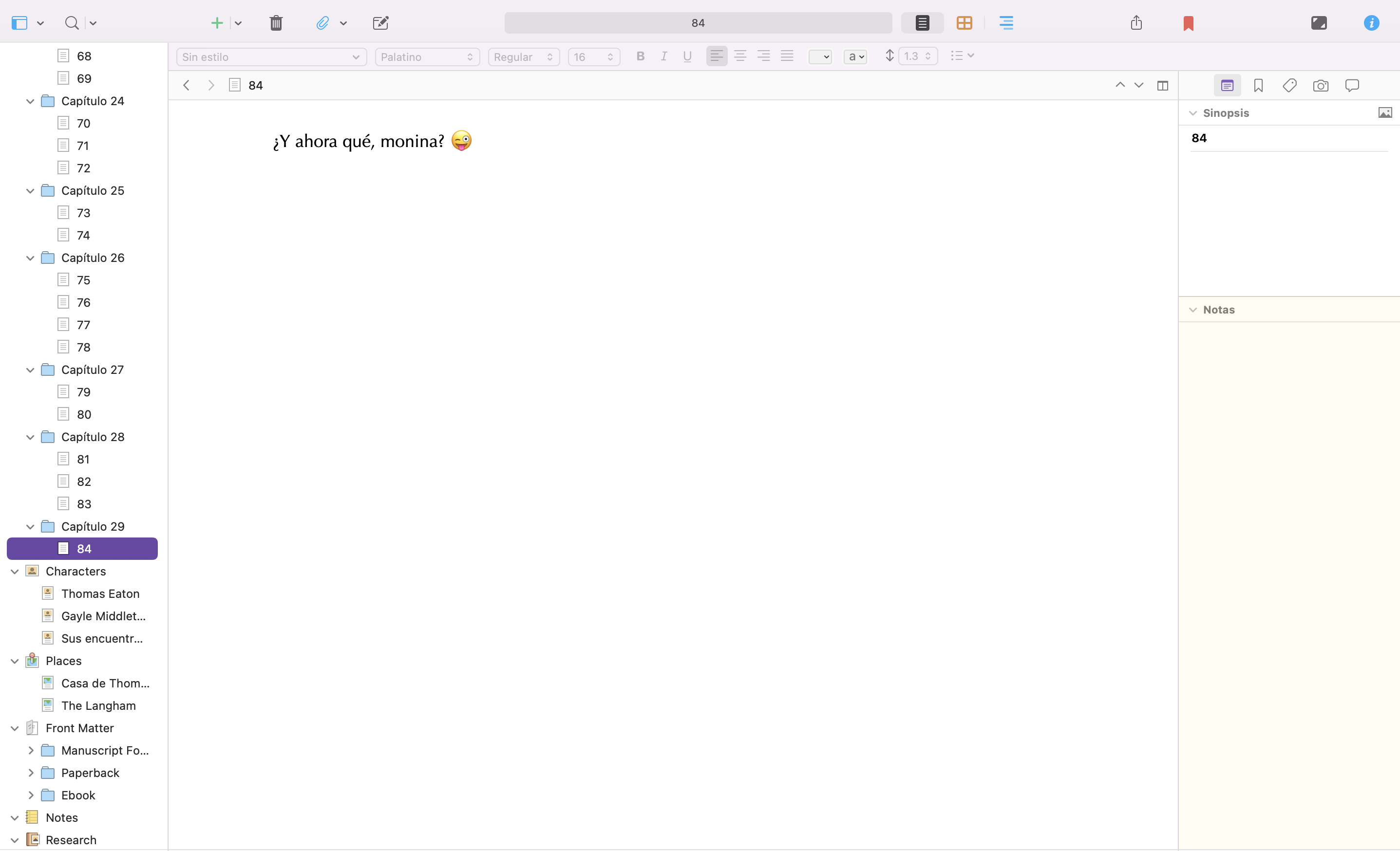 La frase mágica en acción: 

¿Y ahora qué, monina? ;)